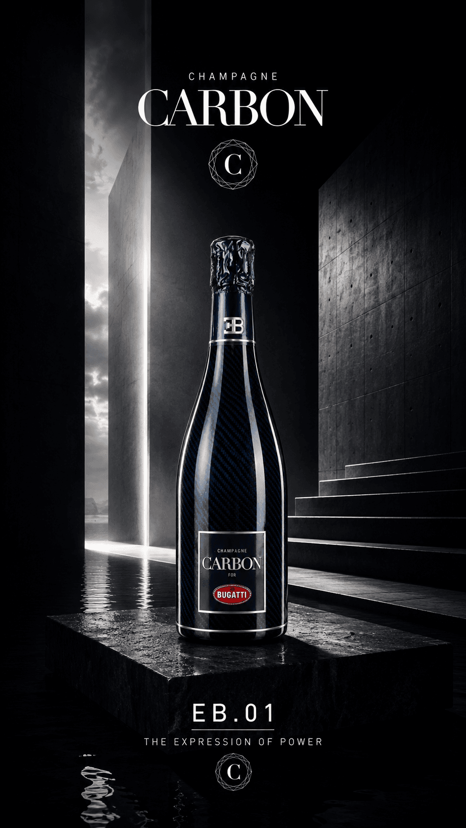 Carbon ƎB.01 Bugatti Heritage Vintage 2002 view 6